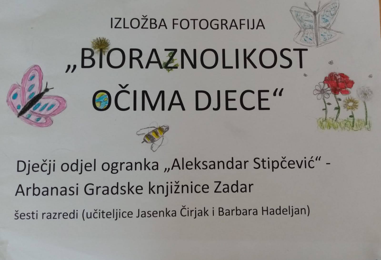 Izložba fotografija „Bioraznolikost očima djece“