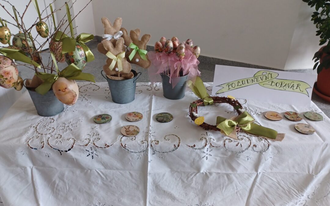 Radost Uskrsa na štandu Poludnevnog boravka