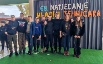 Učenici naše škole na 68. županijskom natjecanju mladih tehničara