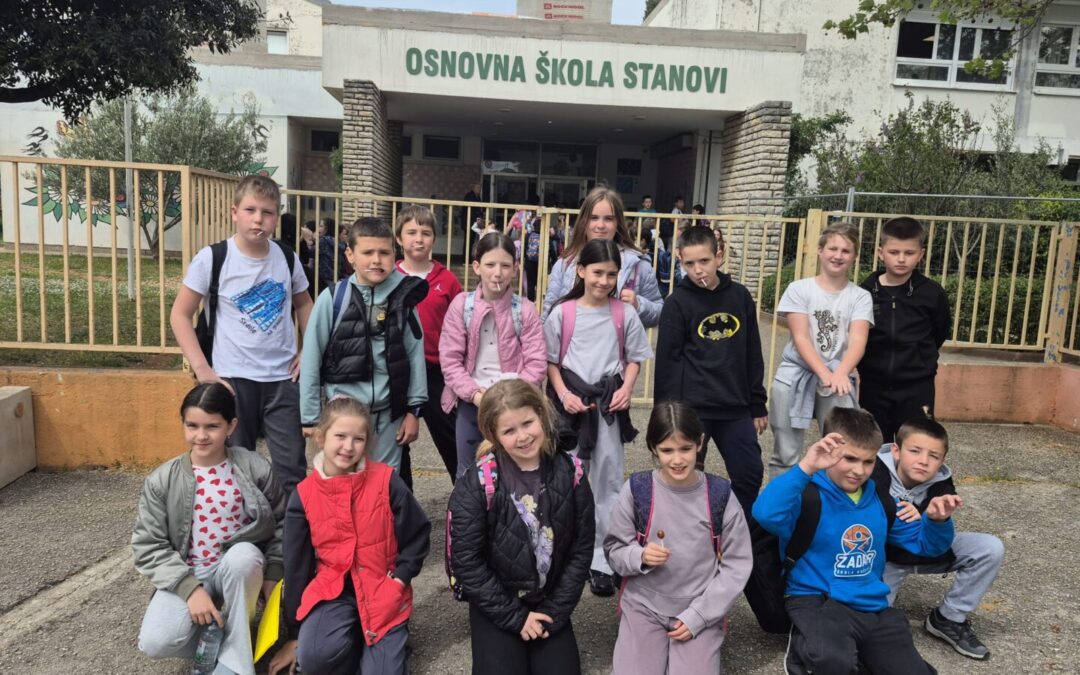 Posjet u OŠ Stanovi„Upoznajmo se … na talijanskom! Arbanasi i Stanovi!“